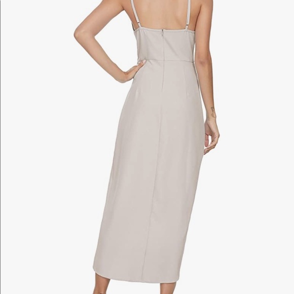 Light gray dress CMZ2005 - Picture 2 of 2